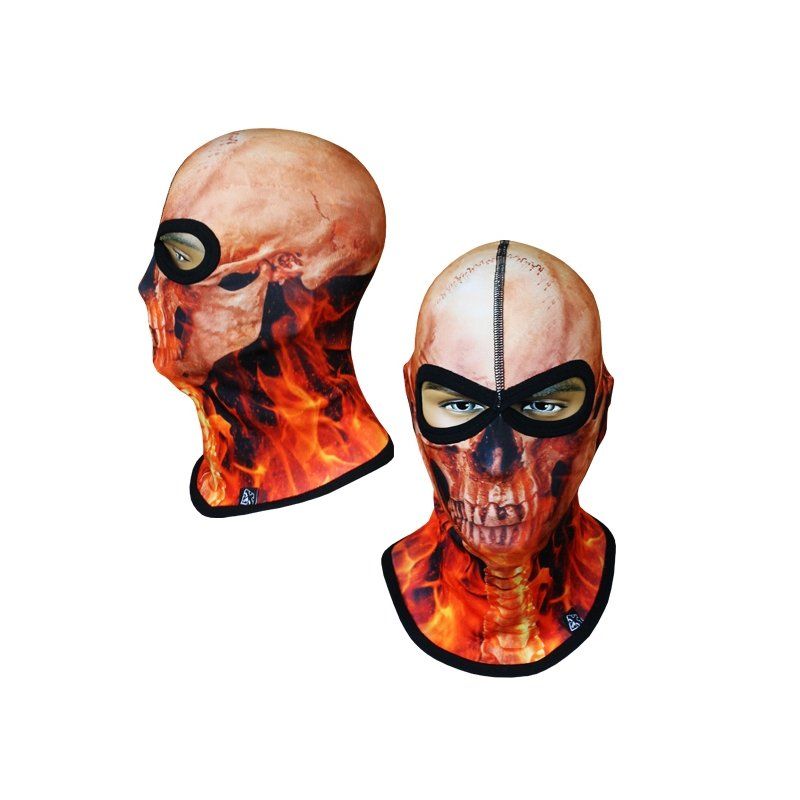Балаклава череп, маска подшлемник Radical Subskull (оранжевый) (Польша) r3142